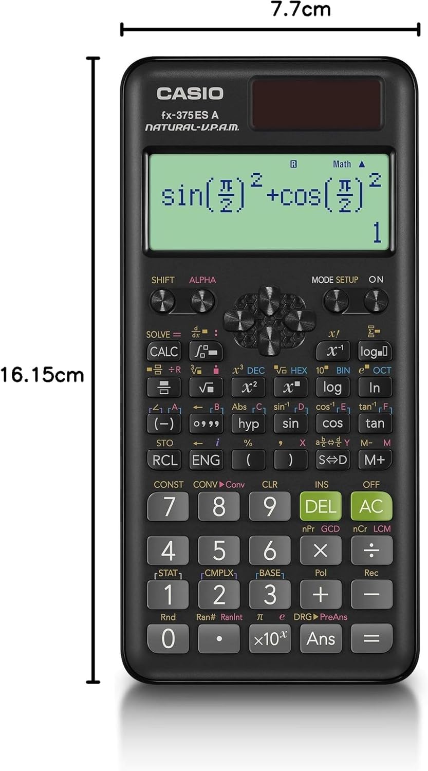 Amazon.co.jp: カ シ オ 関数電卓 FX-375ESA-N 微分積分・統計計算対応